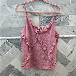 Pink Ruffled Women's Top NWT